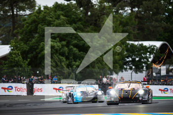 2022-06-08 - 86 WAINWRIGHT Michael (gbr), PERA Ricardo (ita), BARKER Benjamin (gbr), GR Racing, Porsche 911 RSR - 19, action during the free practices and qualifying sessions of the 2022 24 Hours of Le Mans, 3rd round of the 2022 FIA World Endurance Championship, on the Circuit de la Sarthe, from June 8 to 12, 2022 in Le Mans, France - 24 HEURES DU MANS 2022 - FREE PRACTICES AND QUALIFYING - ENDURANCE - MOTORS