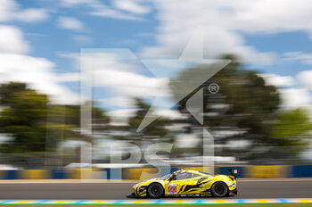 2022-06-08 - 60 SCHIAVONI Claudio (ita), BALZAN Alessandro (ita), GIANMARIA Raffaele (ita), IRON Lynx, Ferrari 488 GTE EVO, action during the free practices and qualifying sessions of the 2022 24 Hours of Le Mans, 3rd round of the 2022 FIA World Endurance Championship, on the Circuit de la Sarthe, from June 8 to 12, 2022 in Le Mans, France - 24 HEURES DU MANS 2022 - FREE PRACTICES AND QUALIFYING - ENDURANCE - MOTORS