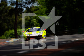2022-06-08 - 57 KIMURA Takeshi (jpn), SCHANDORFF Frederik (dnk), JENSEN Mikkel (dnk), Kessel Racing, Ferrari 488 GTE Evo, action during the free practices and qualifying sessions of the 2022 24 Hours of Le Mans, 3rd round of the 2022 FIA World Endurance Championship, on the Circuit de la Sarthe, from June 8 to 12, 2022 in Le Mans, France - 24 HEURES DU MANS 2022 - FREE PRACTICES AND QUALIFYING - ENDURANCE - MOTORS