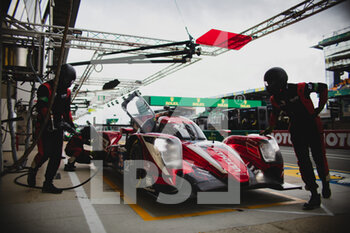 2022-06-08 - 35 LAHAYE Jean-Baptiste (fra), LAHAYE Matthieu (fra), HERIAU Francois (fra), Ultimate, Oreca 07 - Gibson, pitlane, during the free practices and qualifying sessions of the 2022 24 Hours of Le Mans, 3rd round of the 2022 FIA World Endurance Championship, on the Circuit de la Sarthe, from June 8 to 12, 2022 in Le Mans, France - 24 HEURES DU MANS 2022 - FREE PRACTICES AND QUALIFYING - ENDURANCE - MOTORS