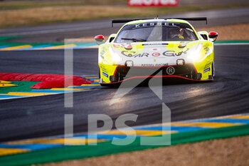 2022-06-08 - 57 KIMURA Takeshi (jpn), SCHANDORFF Frederik (dnk), JENSEN Mikkel (dnk), Kessel Racing, Ferrari 488 GTE Evo, action during the free practices and qualifying sessions of the 2022 24 Hours of Le Mans, 3rd round of the 2022 FIA World Endurance Championship, on the Circuit de la Sarthe, from June 8 to 12, 2022 in Le Mans, France - 24 HEURES DU MANS 2022 - FREE PRACTICES AND QUALIFYING - ENDURANCE - MOTORS