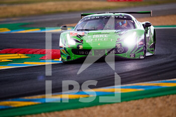 2022-06-08 - 75 EHRET Pierre (ger), HOOK Christian (bel), VARRONE Nicolas (arg), Iron Lynx, Ferrari 488 GTE Evo, action during the free practices and qualifying sessions of the 2022 24 Hours of Le Mans, 3rd round of the 2022 FIA World Endurance Championship, on the Circuit de la Sarthe, from June 8 to 12, 2022 in Le Mans, France - 24 HEURES DU MANS 2022 - FREE PRACTICES AND QUALIFYING - ENDURANCE - MOTORS