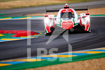 2022-06-08 - 09 KUBICA Robert (pol), DELETRAZ Louis (swi), COLOMBO Lorenzo (ita), Prema Orlen Team, Oreca 07 - Gibson, action during the free practices and qualifying sessions of the 2022 24 Hours of Le Mans, 3rd round of the 2022 FIA World Endurance Championship, on the Circuit de la Sarthe, from June 8 to 12, 2022 in Le Mans, France - 24 HEURES DU MANS 2022 - FREE PRACTICES AND QUALIFYING - ENDURANCE - MOTORS