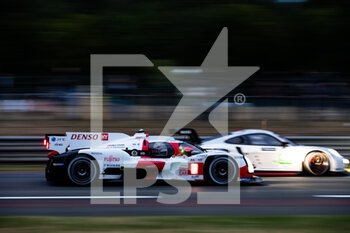 2022-06-08 - 07 CONWAY Mike (gbr), KOBAYASHI Kamui (jpn), LOPEZ Jose Maria (arg), Toyota Gazoo Racing, Toyota GR010 - Hybrid, action during the free practices and qualifying sessions of the 2022 24 Hours of Le Mans, 3rd round of the 2022 FIA World Endurance Championship, on the Circuit de la Sarthe, from June 8 to 12, 2022 in Le Mans, France - 24 HEURES DU MANS 2022 - FREE PRACTICES AND QUALIFYING - ENDURANCE - MOTORS