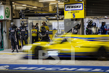 2022-01-19 - 05 CAMERON Dane (usa), COLLARD Emmanuel (fra), NASR Felipe (bra), Team Penske, Oreca 07 - Gibson, action during the free practices and qualifying sessions of the 2022 24 Hours of Le Mans, 3rd round of the 2022 FIA World Endurance Championship, on the Circuit de la Sarthe, from June 8 to 12, 2022 in Le Mans, France - 24 HEURES DU MANS 2022 - FREE PRACTICES AND QUALIFYING - ENDURANCE - MOTORS