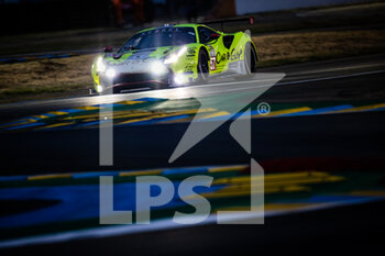 2022-01-19 - 57 KIMURA Takeshi (jpn), SCHANDORFF Frederik (dnk), JENSEN Mikkel (dnk), Kessel Racing, Ferrari 488 GTE Evo, action during the free practices and qualifying sessions of the 2022 24 Hours of Le Mans, 3rd round of the 2022 FIA World Endurance Championship, on the Circuit de la Sarthe, from June 8 to 12, 2022 in Le Mans, France - 24 HEURES DU MANS 2022 - FREE PRACTICES AND QUALIFYING - ENDURANCE - MOTORS