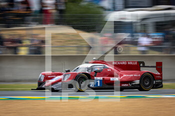 2022-06-09 - 01 WADOUX Lilou (fra), OGIER Sébastien (fra), MILESI Charles (fra), Richard Mille Racing Team, Oreca 07 - Gibson, action during the free practices and qualifying sessions of the 2022 24 Hours of Le Mans, 3rd round of the 2022 FIA World Endurance Championship, on the Circuit de la Sarthe, from June 8 to 12, 2022 in Le Mans, France - 24 HEURES DU MANS 2022 - FREE PRACTICES AND QUALIFYING - PART 2 - ENDURANCE - MOTORS