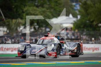 2022-06-09 - 22 HANSON Philip (gbr), ALBUQUERQUE Filipe (prt), OWEN William (usa), United Autosports USA, Oreca 07 - Gibson, action during the free practices and qualifying sessions of the 2022 24 Hours of Le Mans, 3rd round of the 2022 FIA World Endurance Championship, on the Circuit de la Sarthe, from June 8 to 12, 2022 in Le Mans, France - 24 HEURES DU MANS 2022 - FREE PRACTICES AND QUALIFYING - PART 2 - ENDURANCE - MOTORS