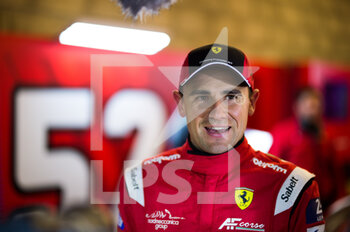 2022-06-09 - RIGON David (ita), AF Corse, Ferrari 488 GTE EVO, portrait, during the free practices and qualifying sessions of the 2022 24 Hours of Le Mans, 3rd round of the 2022 FIA World Endurance Championship, on the Circuit de la Sarthe, from June 8 to 12, 2022 in Le Mans, France - 24 HEURES DU MANS 2022 - FREE PRACTICES AND QUALIFYING - PART 2 - ENDURANCE - MOTORS