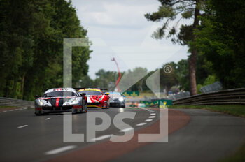 2022-06-09 - 66 VAN DER ZANDE Renger (nld), KVAMME Mark (usa), HART Jason (usa), JMW Motorsport, Ferrari 488 GTE Evo, action, during the free practices and qualifying sessions of the 2022 24 Hours of Le Mans, 3rd round of the 2022 FIA World Endurance Championship, on the Circuit de la Sarthe, from June 8 to 12, 2022 in Le Mans, France - 24 HEURES DU MANS 2022 - FREE PRACTICES AND QUALIFYING - PART 2 - ENDURANCE - MOTORS