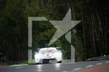 2022-06-09 - 91 BRUNI Gianmaria (ita), LIETZ Richard (aut), MAKOWIECKI Frederic (fra), Porsche GT Team, Porsche 911 RSR - 19, action, during the free practices and qualifying sessions of the 2022 24 Hours of Le Mans, 3rd round of the 2022 FIA World Endurance Championship, on the Circuit de la Sarthe, from June 8 to 12, 2022 in Le Mans, France - 24 HEURES DU MANS 2022 - FREE PRACTICES AND QUALIFYING - PART 2 - ENDURANCE - MOTORS