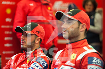 2022-06-09 - FUOCO Antonio (ita), AF Corse, Ferrari 488 GTE EVO, portrait, during the free practices and qualifying sessions of the 2022 24 Hours of Le Mans, 3rd round of the 2022 FIA World Endurance Championship, on the Circuit de la Sarthe, from June 8 to 12, 2022 in Le Mans, France - 24 HEURES DU MANS 2022 - FREE PRACTICES AND QUALIFYING - PART 2 - ENDURANCE - MOTORS