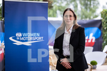 2022-06-10 - MAYER Déborah, President of the WOmen In Motorsport commision at the FIA during Networking Women In Motorsport during the free practices and qualifying sessions of the 2022 24 Hours of Le Mans, 3rd round of the 2022 FIA World Endurance Championship, on the Circuit de la Sarthe, from June 8 to 12, 2022 in Le Mans, France - 24 HEURES DU MANS 2022 - FREE PRACTICES AND QUALIFYING - PART 2 - ENDURANCE - MOTORS
