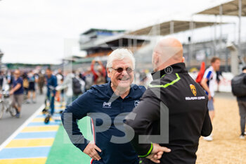 2022-06-10 - NICOLET Jacques (fra), Ligier CEO with SANNA Giorgio, (ita), head of Lamborghini Motorsport, portrait during the 2022 24 Hours of Le Mans, 3rd round of the 2022 FIA World Endurance Championship, on the Circuit de la Sarthe, from June 11 to 12, 2022 in Le Mans, France - 24 HEURES DU MANS 2022 - PART 1 - ENDURANCE - MOTORS