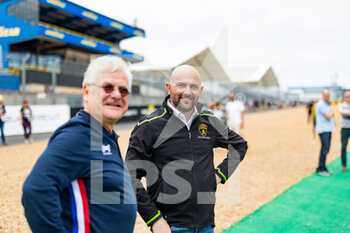 2022-06-10 - NICOLET Jacques (fra), Ligier CEO with SANNA Giorgio, (ita), head of Lamborghini Motorsport, portrait during the 2022 24 Hours of Le Mans, 3rd round of the 2022 FIA World Endurance Championship, on the Circuit de la Sarthe, from June 11 to 12, 2022 in Le Mans, France - 24 HEURES DU MANS 2022 - PART 1 - ENDURANCE - MOTORS