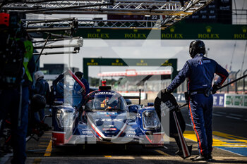 2022-06-11 - 23 LYNN Alexander (gbr), JARVIS Oliver (gbr), PIERSON Joshua (usa), United Autosports USA, Oreca 07 - Gibson, pitlane, during the 2022 24 Hours of Le Mans, 3rd round of the 2022 FIA World Endurance Championship, on the Circuit de la Sarthe, from June 11 to 12, 2022 in Le Mans, France - 24 HEURES DU MANS 2022 - PART 1 - ENDURANCE - MOTORS