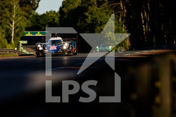 2022-06-11 - 36 NEGRAO André (bra), LAPIERRE Nicolas (fra), VAXIVIERE Matthieu (fra), Alpine Elf Team, Alpine A480 - Gibson, action during the 2022 24 Hours of Le Mans, 3rd round of the 2022 FIA World Endurance Championship, on the Circuit de la Sarthe, from June 11 to 12, 2022 in Le Mans, France - 24 HEURES DU MANS 2022 - PART 1 - ENDURANCE - MOTORS