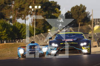 2022-06-12 - 98 DALLA LANA Paul (can), PITTARD David (gbr), THIIM Nicki (dnk), Northwest AMR, Aston Martin Vantage AMR, action during the 2022 24 Hours of Le Mans, 3rd round of the 2022 FIA World Endurance Championship, on the Circuit de la Sarthe, from June 11 to 12, 2022 in Le Mans, France - Photo: Frederic Le Floc’h / DPPI - 24 HEURES DU MANS 2022 - PART 2 - ENDURANCE - MOTORS