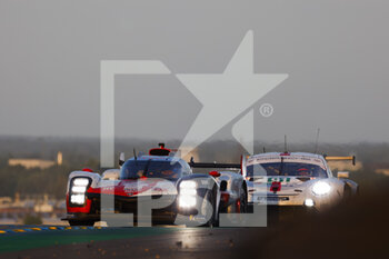 2022-06-12 - 07 CONWAY Mike (gbr), KOBAYASHI Kamui (jpn), LOPEZ Jose Maria (arg), Toyota Gazoo Racing, Toyota GR010 - Hybrid, action during the 2022 24 Hours of Le Mans, 3rd round of the 2022 FIA World Endurance Championship, on the Circuit de la Sarthe, from June 11 to 12, 2022 in Le Mans, France - Photo: Frederic Le Floc’h / DPPI - 24 HEURES DU MANS 2022 - PART 2 - ENDURANCE - MOTORS