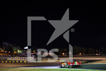 2022-06-12 - 51 PIER GUIDI Alessandro (ita), CALADO James (gbr), SERRA Daniel (bra), AF Corse, Ferrari 488 GTE EVO, action during the 2022 24 Hours of Le Mans, 3rd round of the 2022 FIA World Endurance Championship, on the Circuit de la Sarthe, from June 11 to 12, 2022 in Le Mans, France - 24 HEURES DU MANS 2022 - PART 2 - ENDURANCE - MOTORS