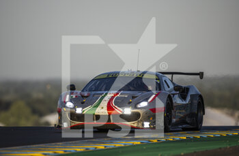 2022-06-12 - 54 FLOHR Thomas (swi), CASTELLACCI Francesco (ita), CASSIDY Nick (nzl), AF Corse, Ferrari 488 GTE EVO, action during the 2022 24 Hours of Le Mans, 3rd round of the 2022 FIA World Endurance Championship, on the Circuit de la Sarthe, from June 11 to 12, 2022 in Le Mans, France - 24 HEURES DU MANS 2022 - PART 2 - ENDURANCE - MOTORS
