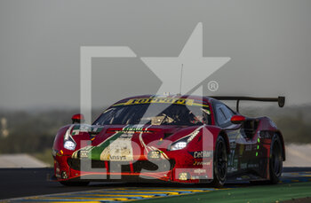 2022-06-12 - 51 PIER GUIDI Alessandro (ita), CALADO James (gbr), SERRA Daniel (bra), AF Corse, Ferrari 488 GTE EVO, action during the 2022 24 Hours of Le Mans, 3rd round of the 2022 FIA World Endurance Championship, on the Circuit de la Sarthe, from June 11 to 12, 2022 in Le Mans, France - 24 HEURES DU MANS 2022 - PART 2 - ENDURANCE - MOTORS
