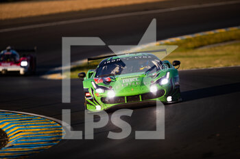 2022-06-12 - 75 EHRET Pierre (ger), HOOK Christian (bel), VARRONE Nicolas (arg), Iron Lynx, Ferrari 488 GTE Evo, action during the 2022 24 Hours of Le Mans, 3rd round of the 2022 FIA World Endurance Championship, on the Circuit de la Sarthe, from June 11 to 12, 2022 in Le Mans, France - 24 HEURES DU MANS 2022 - PART 2 - ENDURANCE - MOTORS