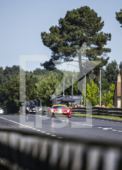 2022-06-12 - 52 MOLINA Miguel (spa), FUOCO Antonio (ita), RIGON David (ita), AF Corse, Ferrari 488 GTE EVO, action during the 2022 24 Hours of Le Mans, 3rd round of the 2022 FIA World Endurance Championship, on the Circuit de la Sarthe, from June 11 to 12, 2022 in Le Mans, France - 24 HEURES DU MANS 2022 - PART 2 - ENDURANCE - MOTORS
