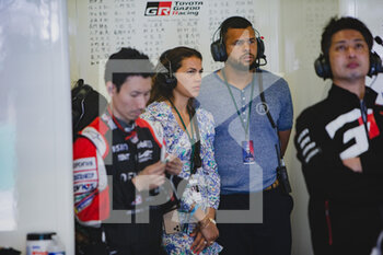 2022-06-12 - TSONGA Jo Wilfried tennis man and his wife during the 2022 24 Hours of Le Mans, 3rd round of the 2022 FIA World Endurance Championship, on the Circuit de la Sarthe, from June 11 to 12, 2022 in Le Mans, France - 24 HEURES DU MANS 2022 - PART 2 - ENDURANCE - MOTORS