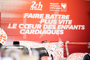 2022-06-12 - Stand Mecenat Chirurgie Cardiaque, Village, ambiance during the 2022 24 Hours of Le Mans, 3rd round of the 2022 FIA World Endurance Championship, on the Circuit de la Sarthe, from June 11 to 12, 2022 in Le Mans, France - 24 HEURES DU MANS 2022 - PART 2 - ENDURANCE - MOTORS