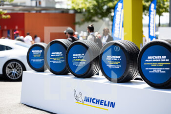 2022-06-12 - Stand Michelin, Village, ambiance during the 2022 24 Hours of Le Mans, 3rd round of the 2022 FIA World Endurance Championship, on the Circuit de la Sarthe, from June 11 to 12, 2022 in Le Mans, France - 24 HEURES DU MANS 2022 - PART 2 - ENDURANCE - MOTORS