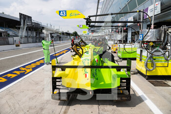2022-06-30 - 43 FITTIPALDI Pietro (bra), HEINEMEIER HANSSON David (dnk), SCHERER Fabio (swi), Inter Europol Competition, Oreca 07 - Gibson, pitlane, during the 4 Hours of Monza 2022, 3rd round of the 2022 European Le Mans Series on the Autodromo Nazionale di Monza from July 1 to 3, in Monza, Italy - AUTO - ELMS - 4 HOURS OF MONZA 2022 - ENDURANCE - MOTORS