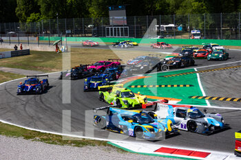 2022-07-03 - 15 VATALANO Valentino (ger), FELBERMAYR Jr Horst (aut), McCUSKER Austin (usa), RLR Msport, Ligier JS P320 - Nissan, action 07 LITTLEJOHN James (gbr), WELLS Anthony (gbr), Nielsen Racing, Ligier JS P320 - Nissan, action Start during the 4 Hours of Monza 2022, 3rd round of the 2022 European Le Mans Series on the Autodromo Nazionale di Monza from July 1 to 3, in Monza, Italy - AUTO - ELMS - 4 HOURS OF MONZA 2022 - ENDURANCE - MOTORS