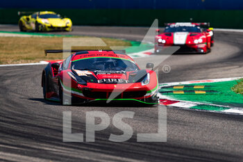 2022-07-03 - 32 EHRET Pierre (ger), VARRONE Nicolas (arg), GIDLEY Memo (mex), Rinaldi Racing, Ferrari 488 GTE, action during the 4 Hours of Monza 2022, 3rd round of the 2022 European Le Mans Series on the Autodromo Nazionale di Monza from July 1 to 3, in Monza, Italy - AUTO - ELMS - 4 HOURS OF MONZA 2022 - ENDURANCE - MOTORS