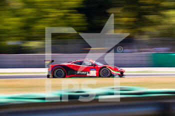 2022-07-03 - 32 EHRET Pierre (ger), VARRONE Nicolas (arg), GIDLEY Memo (mex), Rinaldi Racing, Ferrari 488 GTE, action during the 4 Hours of Monza 2022, 3rd round of the 2022 European Le Mans Series on the Autodromo Nazionale di Monza from July 1 to 3, in Monza, Italy - AUTO - ELMS - 4 HOURS OF MONZA 2022 - ENDURANCE - MOTORS