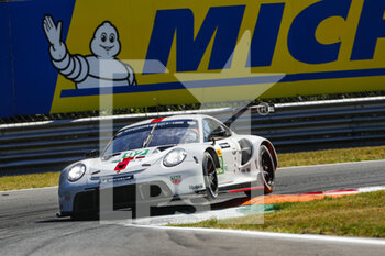 2022-07-09 - 92 CHRISTENSEN Michael (dnk), ESTRE Kevin (fra), Porsche GT Team, Porsche 911 RSR - 19, action during the 6 Hours of Monza 2022, 4th round of the 2022 FIA World Endurance Championship on the Autodromo Nazionale di Monza from July 8 to 10, 2022 in Monza, Italy - AUTO - FIA WEC - 6 HOURS OF MONZA 2022 - ENDURANCE - MOTORS