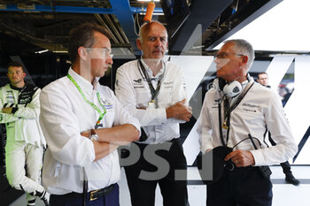 2022-07-09 - TAVARES Carlos (por), CEO of Stellantis Group, portrait, FINOT Jean-Marc (fra), Director of Stellantis Motorsport, portrait, Matthieu Bonardel Head of Motorsport Business Line at Michelin , portrait, during the 6 Hours of Monza 2022, 4th round of the 2022 FIA World Endurance Championship on the Autodromo Nazionale di Monza from July 8 to 10, 2022 in Monza, Italy - AUTO - FIA WEC - 6 HOURS OF MONZA 2022 - ENDURANCE - MOTORS