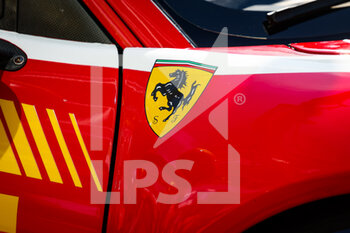 2022-07-09 - AF Corse, Ferrari 488 GTE EVO, logo during the 6 Hours of Monza 2022, 4th round of the 2022 FIA World Endurance Championship on the Autodromo Nazionale di Monza from July 8 to 10, 2022 in Monza, Italy - AUTO - FIA WEC - 6 HOURS OF MONZA 2022 - ENDURANCE - MOTORS