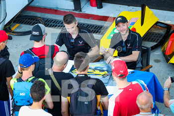 2022-07-10 - 64 MILNER Tommy (usa), TANDY Nick (gbr), Corvette Racing, Chevrolet Corvette C8.R, autograph session during the 6 Hours of Monza 2022, 4th round of the 2022 FIA World Endurance Championship on the Autodromo Nazionale di Monza from July 8 to 10, 2022 in Monza, Italy - AUTO - FIA WEC - 6 HOURS OF MONZA 2022 - ENDURANCE - MOTORS