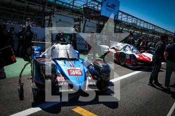 2022-07-10 - 36 NEGRAO André (bra), LAPIERRE Nicolas (fra), VAXIVIERE Matthieu (fra), Alpine Elf Team, Alpine A480 - Gibson, starting grid during the 6 Hours of Monza 2022, 4th round of the 2022 FIA World Endurance Championship on the Autodromo Nazionale di Monza from July 8 to 10, 2022 in Monza, Italy - AUTO - FIA WEC - 6 HOURS OF MONZA 2022 - ENDURANCE - MOTORS