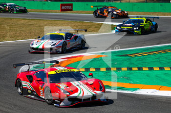 2022-07-10 - 21 MANN Simon (gbr), ULRICH Christoph (swi), VILANDER Toni (fin), AF Corse, Ferrari 488 GTE Evo, action during the 6 Hours of Monza 2022, 4th round of the 2022 FIA World Endurance Championship on the Autodromo Nazionale di Monza from July 8 to 10, 2022 in Monza, Italy - AUTO - FIA WEC - 6 HOURS OF MONZA 2022 - ENDURANCE - MOTORS