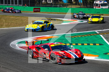 2022-07-10 - 71 DEZOTEUX Franck (fra), RAGUES Pierre (fra), AUBRY Gabriel (fra), Spirit of Race, Ferrari 488 GTE EVO, action during the 6 Hours of Monza 2022, 4th round of the 2022 FIA World Endurance Championship on the Autodromo Nazionale di Monza from July 8 to 10, 2022 in Monza, Italy - AUTO - FIA WEC - 6 HOURS OF MONZA 2022 - ENDURANCE - MOTORS