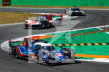 2022-07-10 - 36 NEGRAO André (bra), LAPIERRE Nicolas (fra), VAXIVIERE Matthieu (fra), Alpine Elf Team, Alpine A480 - Gibson, 07 CONWAY Mike (gbr), KOBAYASHI Kamui (jpn), LOPEZ Jose Maria (arg), Toyota Gazoo Racing, Toyota GR010 - Hybrid, 94 DUVAL Loic (fra),MENEZES Gustavo (bra),ROSSITER James (gbr), Peugeot TotalEnergies Hybrid 9X8 Hypercar, action during the 6 Hours of Monza 2022, 4th round of the 2022 FIA World Endurance Championship on the Autodromo Nazionale di Monza from July 8 to 10, 2022 in Monza, Italy - AUTO - FIA WEC - 6 HOURS OF MONZA 2022 - ENDURANCE - MOTORS