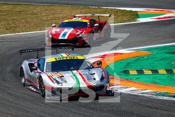 2022-07-10 - 54 FLOHR Thomas (swi), CASTELLACCI Francesco (ita), CASSIDY Nick (nzl), AF Corse, Ferrari 488 GTE EVO, action during the 6 Hours of Monza 2022, 4th round of the 2022 FIA World Endurance Championship on the Autodromo Nazionale di Monza from July 8 to 10, 2022 in Monza, Italy - AUTO - FIA WEC - 6 HOURS OF MONZA 2022 - ENDURANCE - MOTORS