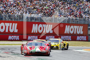 2022-07-10 - 51 PIER GUIDI Alessandro (ita), CALADO James (gbr), AF Corse, Ferrari 488 GTE EVO, action during the 6 Hours of Monza 2022, 4th round of the 2022 FIA World Endurance Championship on the Autodromo Nazionale di Monza from July 8 to 10, 2022 in Monza, Italy - AUTO - FIA WEC - 6 HOURS OF MONZA 2022 - ENDURANCE - MOTORS