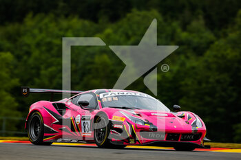 2022-07-28 - 83 Iron Dames, Ferrari 488 GT3 of Rahel FREY, Sarah BOVY, Michelle GATTING, Doriane PIN, in action during the TotalEnergies 24 hours of Spa 2022, 7th round of the 2022 Fanatec GT World Challenge Europe Powered by AWS, from July 27 to 31, 2021 on the Circuit de Spa-Francorchamps, in Stavelot, Belgium - AUTO - 24 HOURS OF SPA 2022 - ENDURANCE - MOTORS