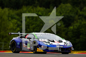 2022-07-28 - 14 Emil Frey Racing, Lamborghini Huracan GT3 Evo of Stuart WHITE, Tuomas TUJULA, Konsta LAPPALAINEN, in action during the TotalEnergies 24 hours of Spa 2022, 7th round of the 2022 Fanatec GT World Challenge Europe Powered by AWS, from July 27 to 31, 2021 on the Circuit de Spa-Francorchamps, in Stavelot, Belgium - AUTO - 24 HOURS OF SPA 2022 - ENDURANCE - MOTORS