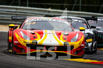 2022-07-28 - 21 AF Corse, Ferrari 488 GT3 of Hugo DELACOUR, Cedric SBIRRAZZUOLI, Alessandro BALZAN, David PEREL, in action during the TotalEnergies 24 hours of Spa 2022, 7th round of the 2022 Fanatec GT World Challenge Europe Powered by AWS, from July 27 to 31, 2021 on the Circuit de Spa-Francorchamps, in Stavelot, Belgium - AUTO - 24 HOURS OF SPA 2022 - ENDURANCE - MOTORS
