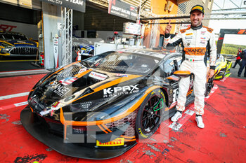2022-07-29 - CALDARELLI Andrea, Orange1 KPAX Racing, Lamborghini Huracan GT3 Evo, portrait pole position during the TotalEnergies 24 hours of Spa 2022, 7th round of the 2022 Fanatec GT World Challenge Europe Powered by AWS, from July 27 to 31, 2021 on the Circuit de Spa-Francorchamps, in Stavelot, Belgium - AUTO - 24 HOURS OF SPA 2022 - ENDURANCE - MOTORS