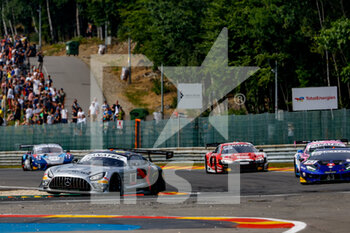 2022-07-30 - 88 AMG Team AKKODIS ASP, Mercedes-AMG GT3 of Raffaele MARCIELLO, Daniel JUNCADELLA, Jules GOUNON, in action during the TotalEnergies 24 hours of Spa 2022, 7th round of the 2022 Fanatec GT World Challenge Europe Powered by AWS, from July 27 to 31, 2021 on the Circuit de Spa-Francorchamps, in Stavelot, Belgium - AUTO - 24 HOURS OF SPA 2022 - ENDURANCE - MOTORS